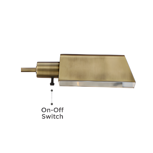 Adjustable Swing Arm Pharmacy Floor Lamp