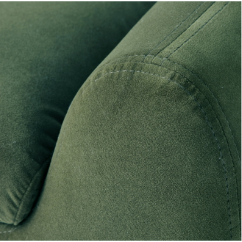 Better Homes & Gardens Emerson Curvy Accent Chair, Olive
