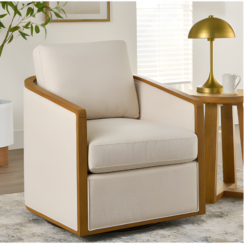 Windsor Swivel Accent Chair – Cream Comfort by Better Homes & Gardens