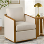 Windsor Swivel Accent Chair – Cream Comfort by Better Homes & Gardens