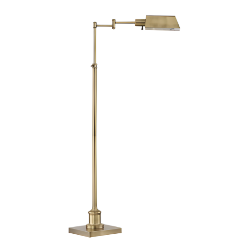 Adjustable Swing Arm Pharmacy Floor Lamp
